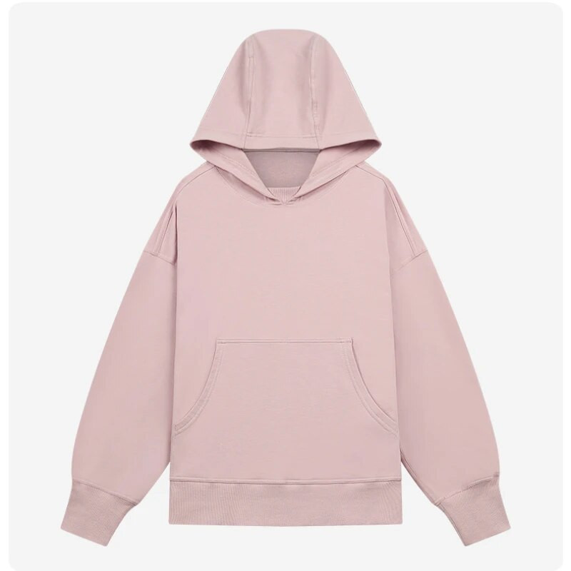 Sieviešu vienkrāsaini džemperi ar aukliņu ar rāvējslēdzēju garām piedurknēm ar O veida kakla izgriezumu Rudens āra biezi silti kapuces Ikdienas sporta tops