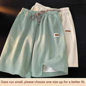 5 taškų šortai Moteriški Vasaros Lauko Sportas Laisvalaikis Laisvas Aukštas Juosmuo Naudojimas Namuose Antblauzdžiai Vidurinės kelnės