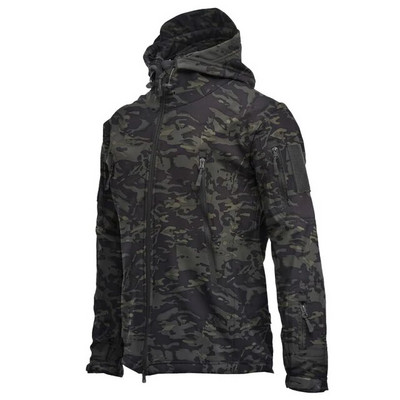 2023 TAD, iarnă, piele de rechin, jachetă militară, tactică, rezistentă la vânt, pentru bărbați, impermeabilă, pentru bărbați.