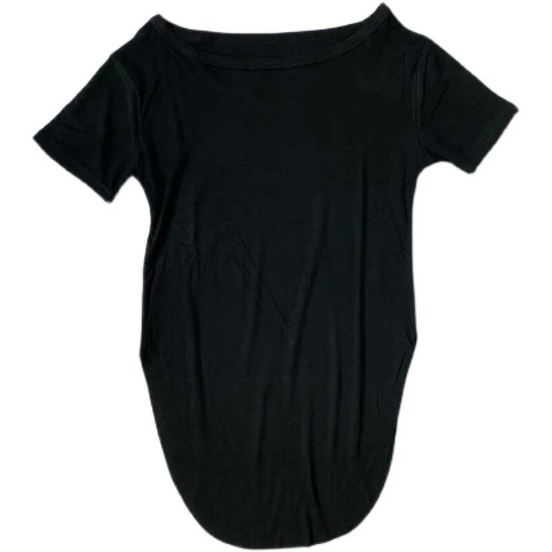 Γυναικείες μπλούζες με μακρυμάνικα αθλητικά πλαϊνά Split T-shirt από νάιλον γιόγκα που στεγνώνουν χαλαρά μπλουζάκια γυμναστικής