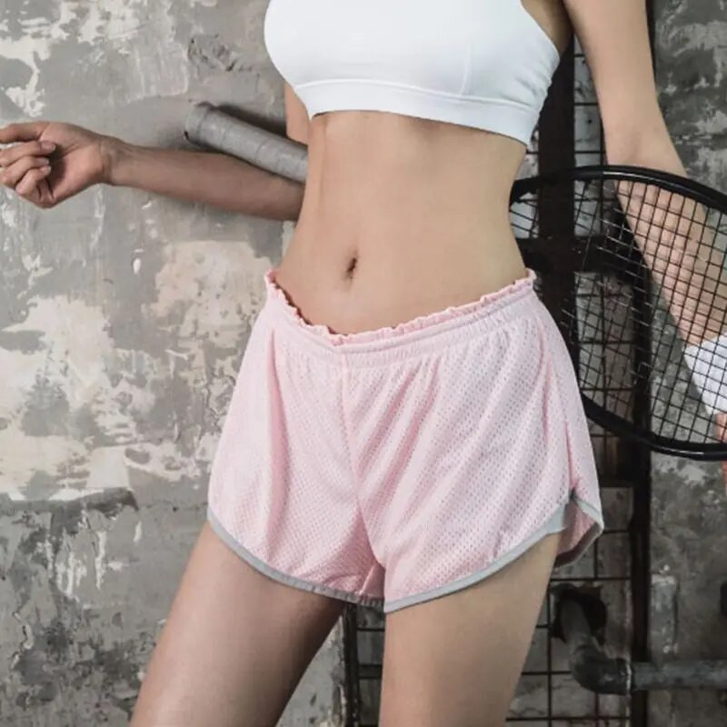 Καλοκαιρινά αθλητικά σορτς Γυναικεία Quick Dry Fitness Σορτς γυμναστικής Σορτς για τρέξιμο Αναπνεύσιμα σορτς γιόγκα Casual σορτς προπόνησης
