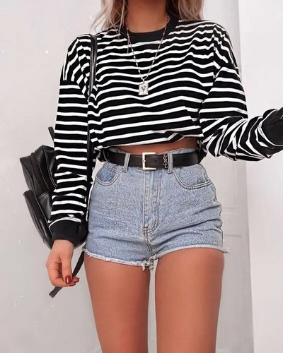 2022 noi hanorace cu mânecă lungă pentru femei Crop tops primăvară toamnă solid casual pulover largi Cămăși pentru femei camisetas hanorace Top