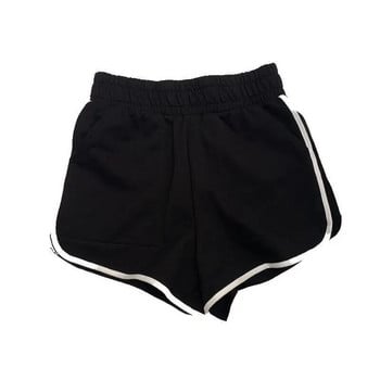 Κλασικό ριγέ αθλητικό γυναικείο σορτς Λευκό πλάι λεπτό χαλαρό Running Casual παντός αγώνα Hot σορτς Καλοκαιρινό αθλητικό σορτς