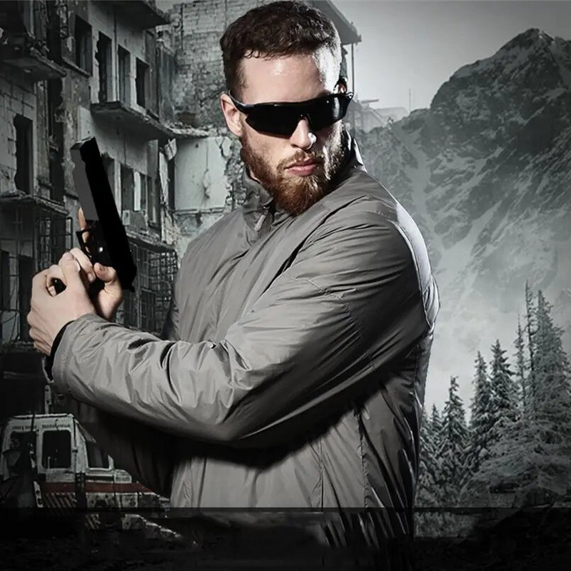 Autumn Winter Man Tactical Jacket Coat Στρατιωτικό Ζεστό Πάρκα Εργασίας Εξωτερικό Αντιανεμικό Αδιάβροχο φως Πανωφόρι
