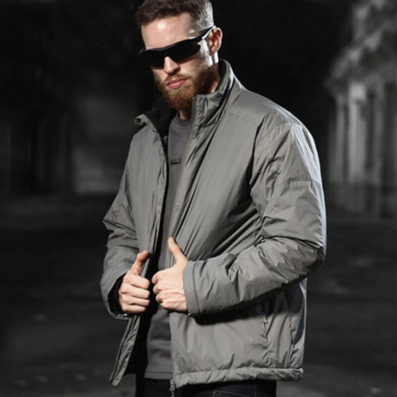 Autumn Winter Man Tactical Jacket Coat Στρατιωτικό Ζεστό Πάρκα Εργασίας Εξωτερικό Αντιανεμικό Αδιάβροχο φως Πανωφόρι