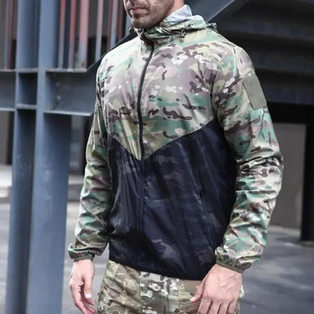 Autumn Men Military Camouflage Fleece Jacket Tactical Windbreaker Army Clothing Multicam Camouflage Windbreakers Κυνηγετικά παλτά