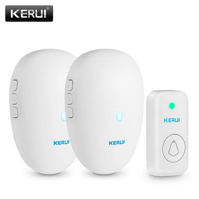 KERUI M521 Wireless Doorbell Outdoor 57 Song 300M Range Smart Bell Bell Ring 433MHz Αδιάβροχο κουμπί Plug and Play