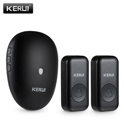 KERUI M521 Wireless Doorbell Outdoor 57 Song 300M Range Smart Bell Bell Ring 433MHz Αδιάβροχο κουμπί Plug and Play