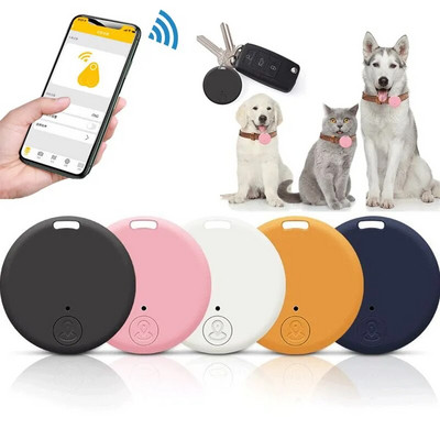 Mini išmanusis Bluetooth5.0 GPS seklys Katė, šuo, apsaugantis nuo žymų nustatymo priemonės Naminiai gyvūnai Straipsniai Piniginės antkaklio sekimo įrenginio priedai
