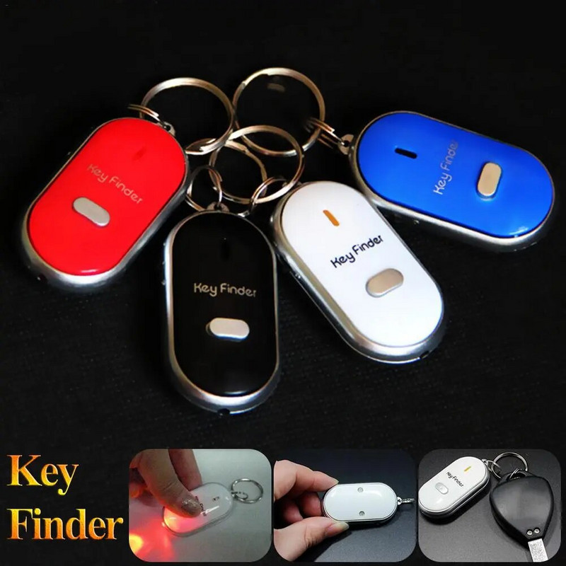Key Finder Whistle Key Finder Αναβοσβήνει Beeping Remote Lost Keyfinder Locator Συναγερμός συσκευής κατά της απώλειας κλειδιού για τα ηλικιωμένα κατοικίδια