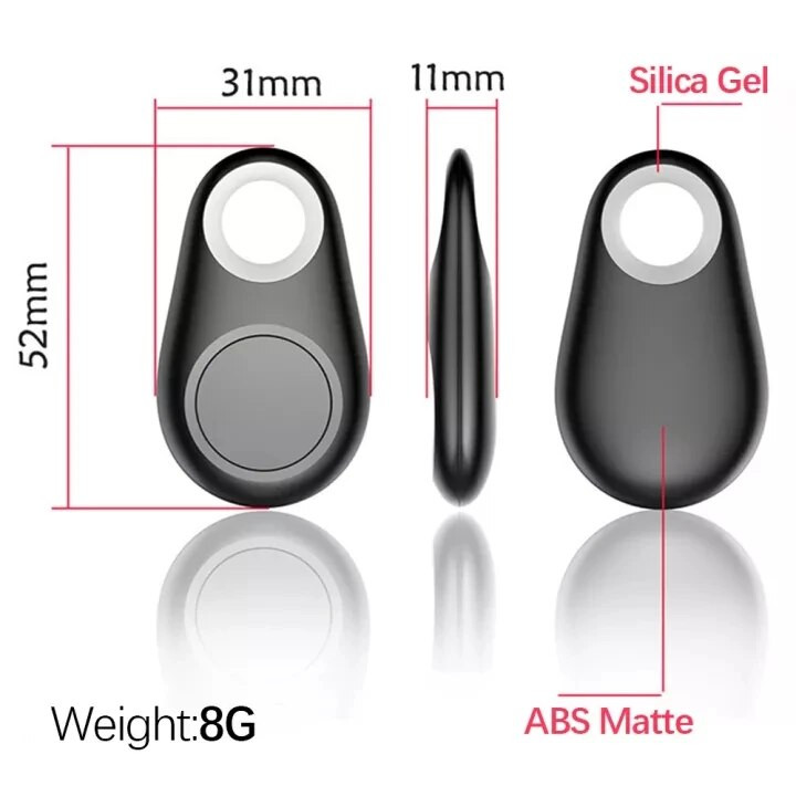 Mini GPS Tracker Anti-Lost Συσκευή αυτοκινήτου Κατοικίδια ζώα κλειδί Παιδική τσάντα Πορτοφόλι Tracker Bluetooth Ασύρματη παρακολούθηση Έξυπνος εντοπιστής συναγερμού