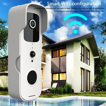 Tuya Smart Video Doorbell Αδιάβροχο Night Vision Home Security 1080P FHD Camera Ψηφιακή οπτική ενδοεπικοινωνία WIFI Tuya Door Bell 1X