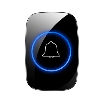 Ασύρματο Doorbell ΟΧΙ μπαταρία Αδιάβροχο EU Plug led φως 300m μεγάλης εμβέλειας smart 433mhz