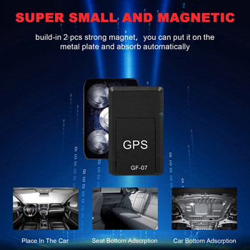 Мини кола Gps Tracker Устройство за проследяване в реално време Localizador Силен магнит против кражба Анти-загубен личен преносим GPS локатор