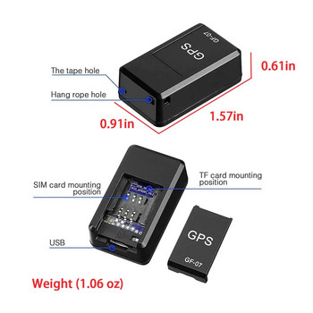 Mini Car Gps Tracker Tracking Device Real Time Localizador Ισχυρός μαγνητικός αντικλεπτικός Προσωπικός φορητός εντοπιστής GPS