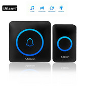 iAlarm Smart Doorbell Ασύρματο Κουδούνι ασφαλείας IP65 Αδιάβροχο Outdoor Door Bell 60 Songs 5 ρυθμιζόμενο κιτ ηχητικής έντασης