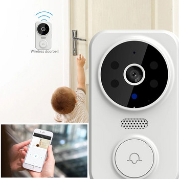 Интелигентен дом Визуален звънец WIFI Камера Видео Телефон Безжичен звънец Охрана Видео домофон HD Нощно виждане за апартаменти