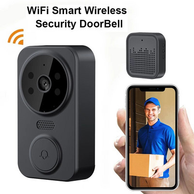 Išmanusis namas vizualinis durų skambutis WIFI kamera vaizdo telefonas belaidis durų skambutis Apsauga vaizdo domofonas HD naktinis matymas butams