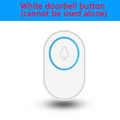 Sonerie wireless WiFi Tuya Sistem de alarmă de securitate pentru casă inteligentă Conectare 433MHz Detector Modul alertă Bun venit Kit de lumini LED pentru sonerie