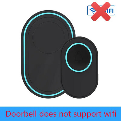 Sonerie wireless WiFi Tuya Sistem de alarmă de securitate pentru casă inteligentă Conectare 433MHz Detector Modul alertă Bun venit Kit de lumini LED pentru sonerie