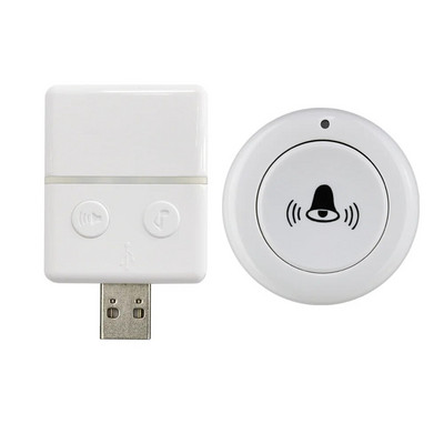 30 Music 150M Ασύρματο Doorbell Αδιάβροχο Τηλεχειριστήριο USB Smart Door Bell Receiver Τηλεχειριστήριο με ένα κουμπί