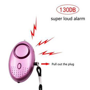 130dB аларма за самозащита Anti-wolf Girl Women Security Protect Alert Лична безопасност Scream Loud Keychain Спешна аларма