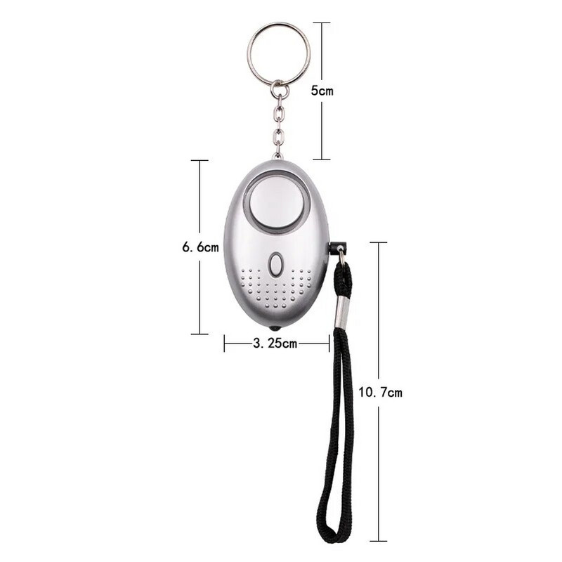 Συναγερμός αυτοάμυνας 130dB Anti-wolf Girl Women Security Προειδοποίηση Προστασία Προσωπική Ασφάλεια Κραυγή Δυνατό Μπρελόκ Συναγερμός έκτακτης ανάγκης