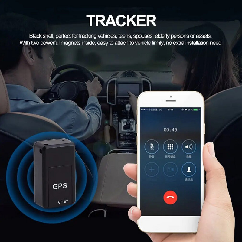 GF07 GPS Tracking Locator σε πραγματικό χρόνο Magnetic Mini Car Tracker Device Magnetic GPS Tracker Εντοπιστής οχημάτων σε πραγματικό χρόνο Dropshipping