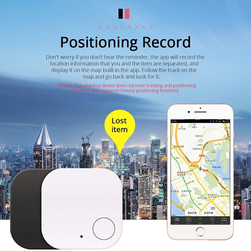 Lokátor Mini Tracker Bluetooth kompatibilný so staršími deťmi Zariadenie na prevenciu straty domácich zvierat GPS sledovač polohy domácich zvierat