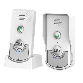 Водоустойчив звънец на вратата Акумулаторен интелигентен безжичен звънец Гласово повикване Комплекти UV бутони на дълги разстояния за закрито на открито