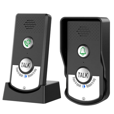 Αδιάβροχο κουδούνι πόρτας Επαναφορτιζόμενο Έξυπνο ασύρματο κουδούνι φωνητικής κλήσης Κιτ κουμπιών υπεριώδους ακτινοβολίας για εσωτερικούς εξωτερικούς χώρους