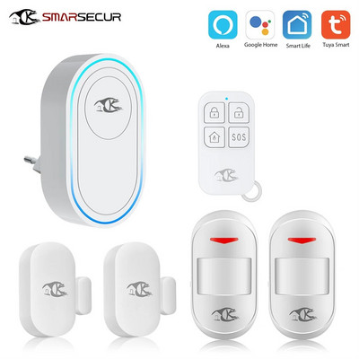 Tuya WiFi Sonerie inteligentă fără fir pentru acasă Sonerie de bun venit Telecomandă impermeabilă Sonerie inteligentă pentru ușă Sonerie UE Regatul Unit US Plug Opțional