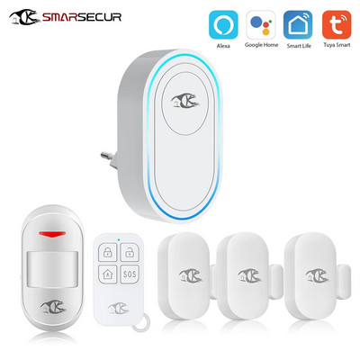Tuya WiFi Sonerie inteligentă fără fir pentru acasă Sonerie de bun venit Telecomandă impermeabilă Sonerie inteligentă pentru ușă Sonerie UE Regatul Unit US Plug Opțional