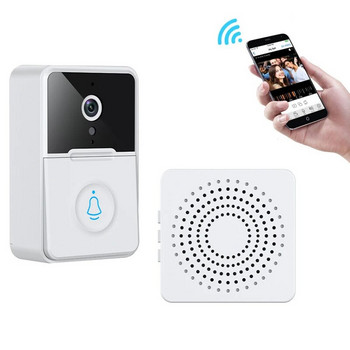 HD Video Door Bell Ασύρματη WiFi Doorbell Camera Αδιάβροχη Smart Wireless Doorbell Outdoor with Camera Night Vision