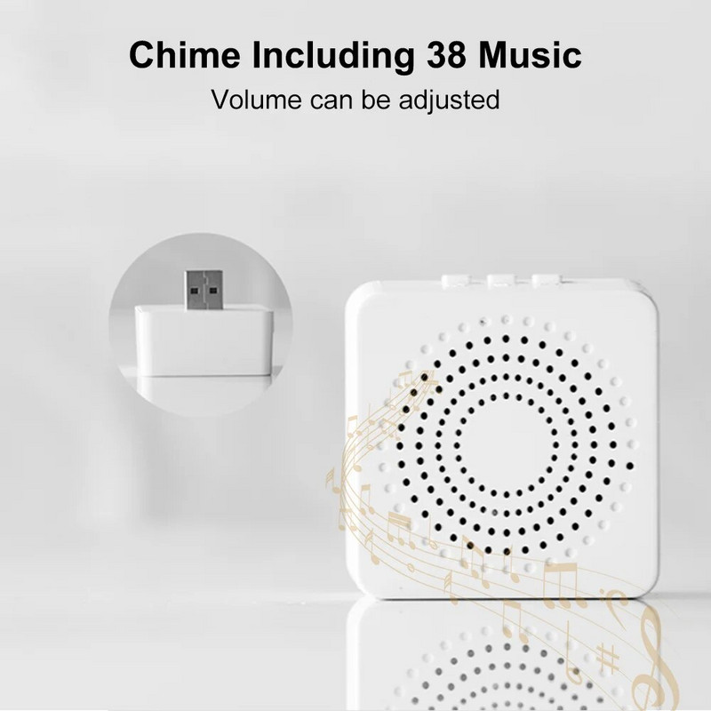 Bezdrôtový zvonček Meian Wifi Uvítací zvonček Vizuálny HD Zmeny hlasu Inteligentný nočný videnie Video interkom Domáce zabezpečenie