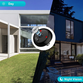 Camluxy Video Peephole Doorbell Camera 2.4 Inch Screen IR Night Vision Door Bell Smart Home Safety Video-eye Monitor Viewer