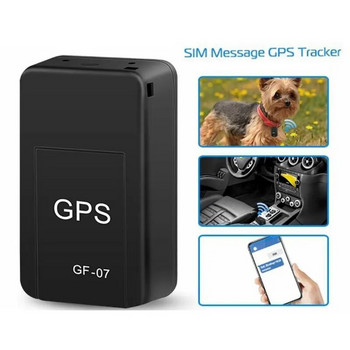 GF07 GPS тракер Проследяване на кола Проследяване в реално време Локатор против кражба против изгубване Магнитно монтиране на SIM съобщение Позиционер за звукозапис