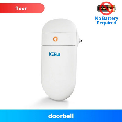 KERUI M518 Wireless Doorbell Self Power Generation 52 Songs Smart Home Security Welcome Chimes Door Bell Mini Light LED