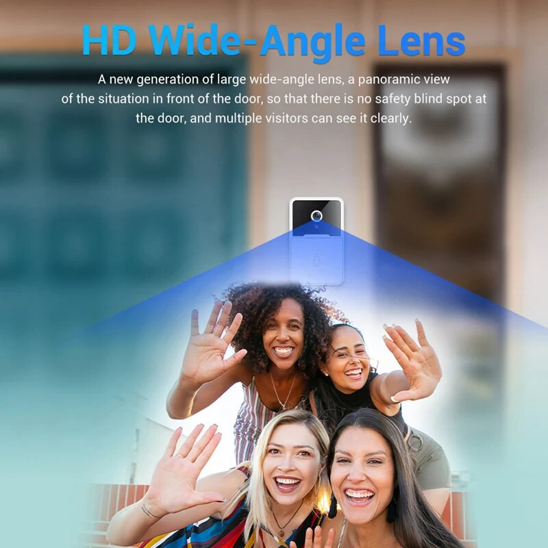 X3 Pro väikese võimsusega kuivpatarei visuaalne kaugjuhtimispult uksekell WiFi juhtmevaba muutuva heliga tasuta kahesuunaline sisesidekaamera