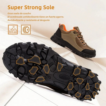 Мъжки защитни обувки за работа Индустриални обувки Работни обувки против пробиви със стоманени пръсти Работни обувки със защита