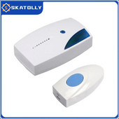 Bežično zvono na vratima Zvono dobrodošlice Inteligentno kućno zvono Alarm s 36 pjesama Pametno zvono na vratima Bežično zvono Vodootporna tipka Bijela