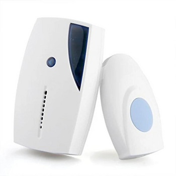 Wireless Doorbell Welcome Bell Intelligent Home Door Bell Alarm 36 Songs Smart Doorbell Wireless Bell Αδιάβροχο κουμπί Λευκό