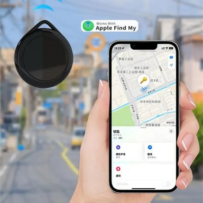 Dispozitiv portabil de alarmă de protecție de securitate, localizator anti-pierdere de articole portabil, mini tracker GPS pentru copii de companie Cheie Lucru cu Apple Find My