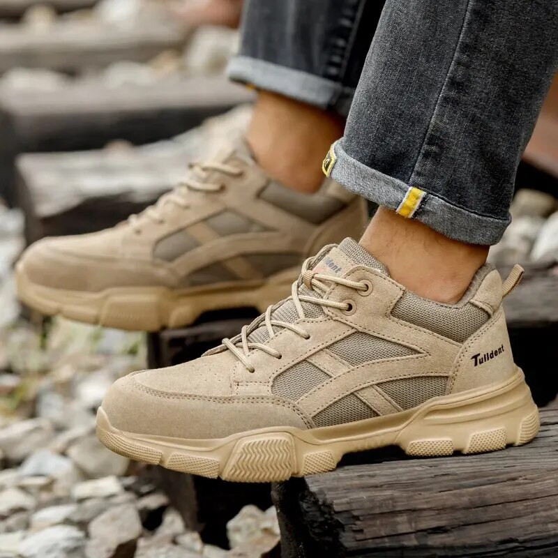 Jauni Anti 10KV izolēti apavi elpojoši vīriešu darba drošības zābaki Elektriķa apavi Necaurdurami darba kedas vīriešu drošības apavi