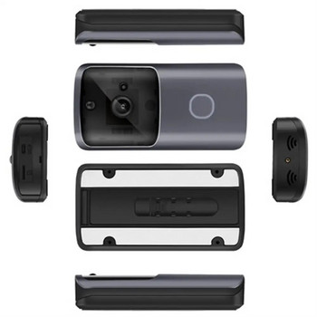 M10 Smart HD 720p 2,4G Ασύρματη κάμερα Wifi Video Doorbell Οπτική ενδοεπικοινωνία Night Vision Ip Doorbell Ασύρματη κάμερα ασφαλείας