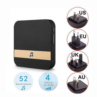 M10 Smart HD 720p 2,4G Ασύρματη κάμερα Wifi Video Doorbell Οπτική ενδοεπικοινωνία Night Vision Ip Doorbell Ασύρματη κάμερα ασφαλείας