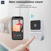 Z30 belaidė durų skambučio kamera su varpeliu išmaniųjų namų apsaugos vaizdo įrašu domofonas naktinis matymas 2,4 GHZ „WiFi Smart Door Bell Audio“