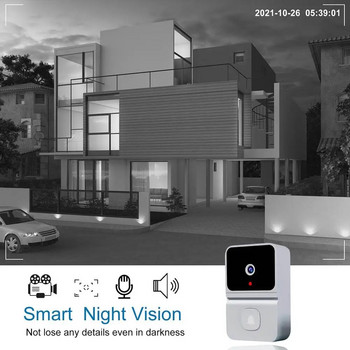 Ζ30 Ασύρματη κάμερα Doorbell με Chime Smart Home Security Βίντεο ενδοεπικοινωνίας Night Vision 2,4GHZ WiFi Smart Door Bell Audio