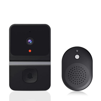 Z30 Безжична камера за звънец със звънец Интелигентен домашен охранителен видеодомофон Нощно виждане 2.4GHZ WiFi Интелигентен звънец Аудио
