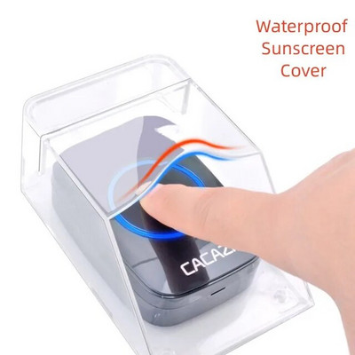 Juhtmevaba uksekell IP44 veekindel 60 kellamäng 110DB 300M kaugjuhtimispult EU UK USA nutikas uksekell nutikas kodu tervitus uksekell